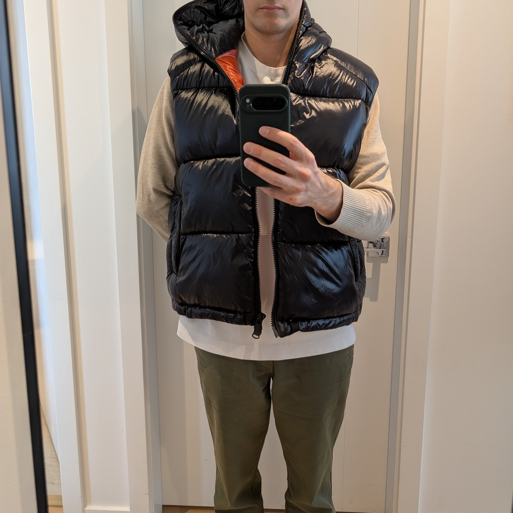 Black Puffer Vest